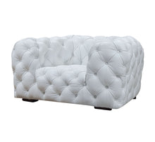 Load image into Gallery viewer, Divani Casa Dexter - Transitional White Full Italian Leather Lounge Chair
