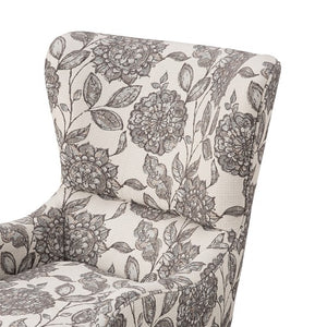 Arianna Swoop Wing Chair - Multi