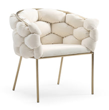 Load image into Gallery viewer, Modrest Debra Modern White Fabric Dining Chair
