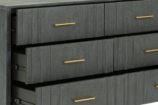 Modrest Manchester- Contemporary Dark Grey Dresser