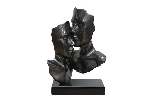 Modrest Two Faces Black Sculpture