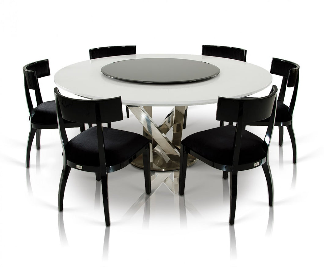 Alek Modern Black Dining Chair (Set of 2)