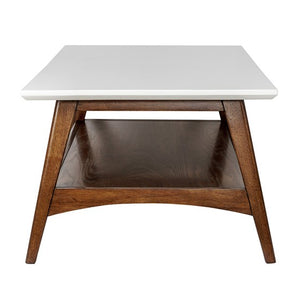 Parker coffee table - Off-White/Pecan