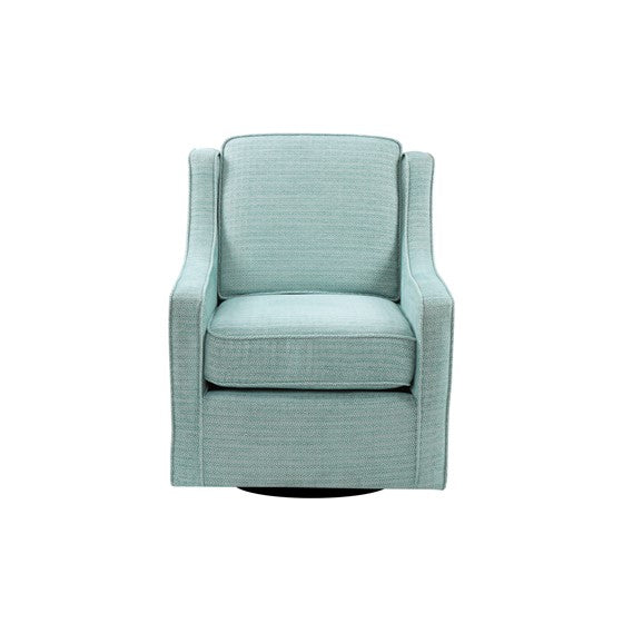 Harris Swivel Chair - Dusty Aqua