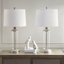 Load image into Gallery viewer, Clarity Table Lamp Set of 2 - Silver
