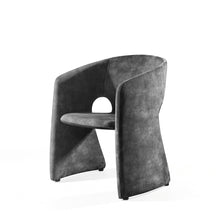 Load image into Gallery viewer, Modrest - Modern Malvern Dark Grey Fabric Dining Chair
