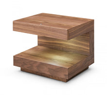 Load image into Gallery viewer, Modrest Esso - Contemporary Walnut End Table
