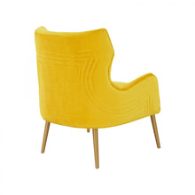 Load image into Gallery viewer, Modrest Everly - Contemporary Velvet Yellow Accent Chair
