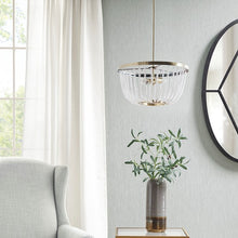 Load image into Gallery viewer, Melrose Melrose Chandelier - Antique Brass/White
