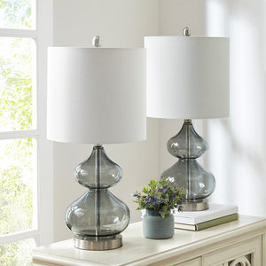 Ellipse Table Lamp Set of 2 - Gray
