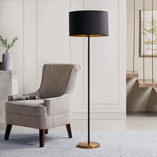 Load image into Gallery viewer, Hunts Floor Lamp - Gold/Black
