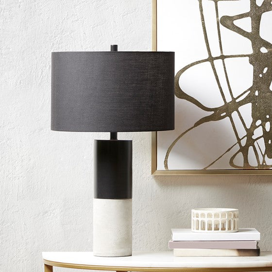 Fulton  Table Lamp - Black Orb