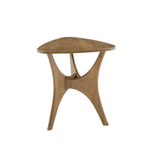 Load image into Gallery viewer, Blaze Triangle Wood Side Table - Light Brown
