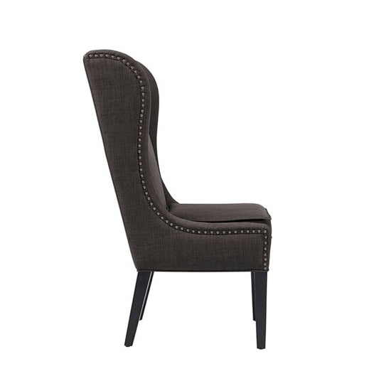 Garbo Captains Dining Chair - Charcoal