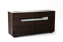 Load image into Gallery viewer, Modrest Ceres - Contemporary Brown Oak and Grey Dresser w/ LED Light
