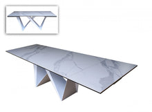 Load image into Gallery viewer, Modrest Fritz - Modern White Ceramic Dining Table
