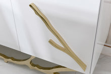 Load image into Gallery viewer, Modrest Legend Modern White &amp; Gold Buffet
