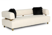 Load image into Gallery viewer, Divani Casa Gannet - Glam Beige Fabric Sofa
