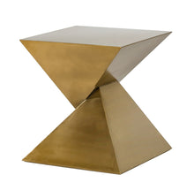 Load image into Gallery viewer, Modrest Hadler - Glam Brushed Gold Metallic End Table
