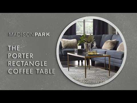 Porter Rectangle Coffee Table - Bronze
