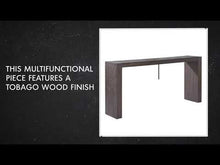Load and play video in Gallery viewer, Monterey Console Table - Brown
