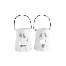 Load image into Gallery viewer, Halloween Lanterns with Metal Handle, White
