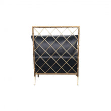 Load image into Gallery viewer, Divani Casa Ignacio - Glam Black Velvet &amp; Gold Accent Chair
