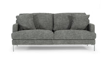 Load image into Gallery viewer, Divani Casa Janina - Modern Dark Grey Fabric Sofa
