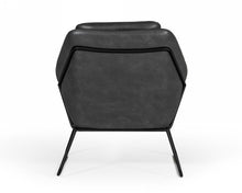 Load image into Gallery viewer, Modrest Jennifer - Industrial Dark Grey Eco-Leather Accent Chair
