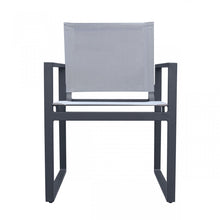Load image into Gallery viewer, Renava Kayak - Modern Charcoal Outdoor Dining Armchair (Set of 2)
