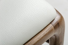 Load image into Gallery viewer, Modrest Kipling Modern Cream &amp; Walnut Dining Chair
