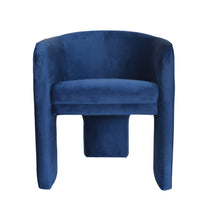Load image into Gallery viewer, Modrest Kyle - Modern Blue Velvet Accent Chair
