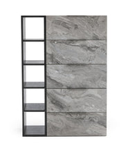 Load image into Gallery viewer, Nova Domus Maranello - Modern Grey Wash &amp; Faux Marble Chest
