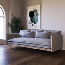 Load image into Gallery viewer, Divani Casa Mathis - Modern Grey Fabric Sofa

