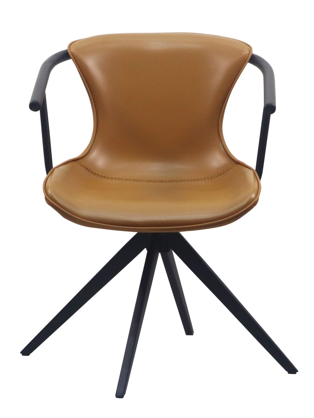 Modrest Maureen - Modern Camel & Black Dining Chair