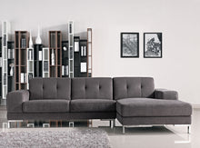 Load image into Gallery viewer, Divani Casa Forli - Modern Grey Fabric Right Facing Sectional Sofa
