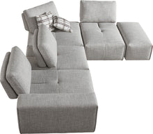 Load image into Gallery viewer, Divani Casa Platte - Modern Grey Fabric Modular Sectional Sofa

