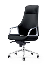 Load image into Gallery viewer, Modrest Merlo - Modern Black High Back Executive Office Chair
