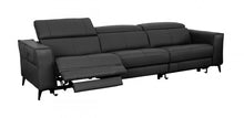 Load image into Gallery viewer, Divani Casa Nella - Modern Black Leather Sofa with Electric Recliners
