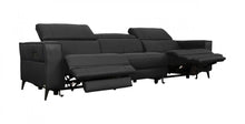 Load image into Gallery viewer, Divani Casa Nella - Modern Black Leather Sofa with Electric Recliners
