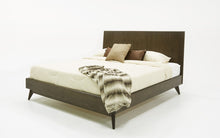 Load image into Gallery viewer, Modrest Novak Modern Dark Oak Bed
