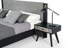Load image into Gallery viewer, Nova Domus Panther Contemporary Grey &amp; Black Bedroom Set
