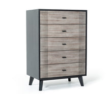 Load image into Gallery viewer, Nova Domus Panther Contemporary Grey &amp; Black Chest
