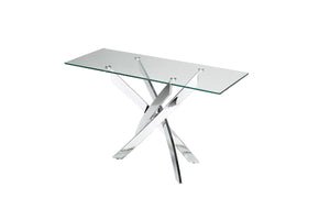 Modrest Pyrite Modern Glass Console Table