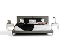 Load image into Gallery viewer, Modrest Ramona Modern Grey Leatherette Bed
