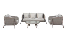 Load image into Gallery viewer, Renava Carillo Outdoor Beige Wicker Sofa Set
