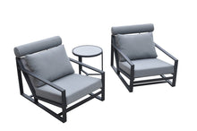Load image into Gallery viewer, Renava Boardwalk Outdoor Grey Lounge Chair Set
