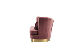 Load image into Gallery viewer, Divani Casa Arvada Modern Pink Velvet &amp; Gold Sofa
