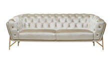 Load image into Gallery viewer, Divani Casa Stella - Transitional Beige Velvet Sofa

