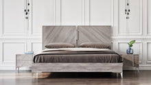 Load image into Gallery viewer, Nova Domus Alexa Italian Modern Grey Bed
